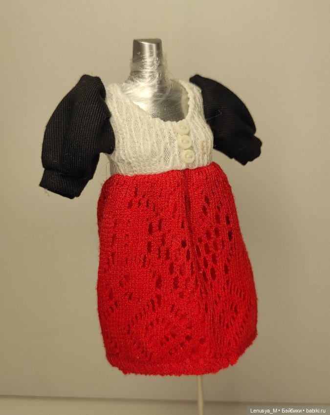 Re-ment #3 2007г платье для фешн кукол формата 1/6