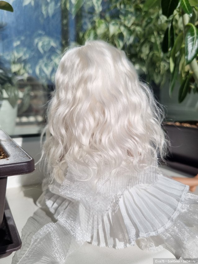 Парик на куклу бжд с ОГ 10,5 см от Натальи Петровой (фото 4)