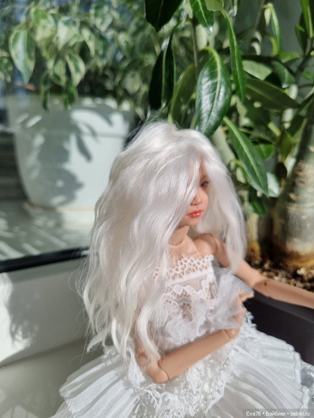 Парик на куклу бжд с ОГ 10,5 см от Натальи Петровой (фото 3)