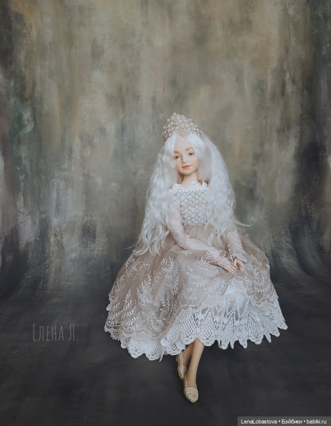 Авторская кукла коллекционная будуарная кукла (фото 5)