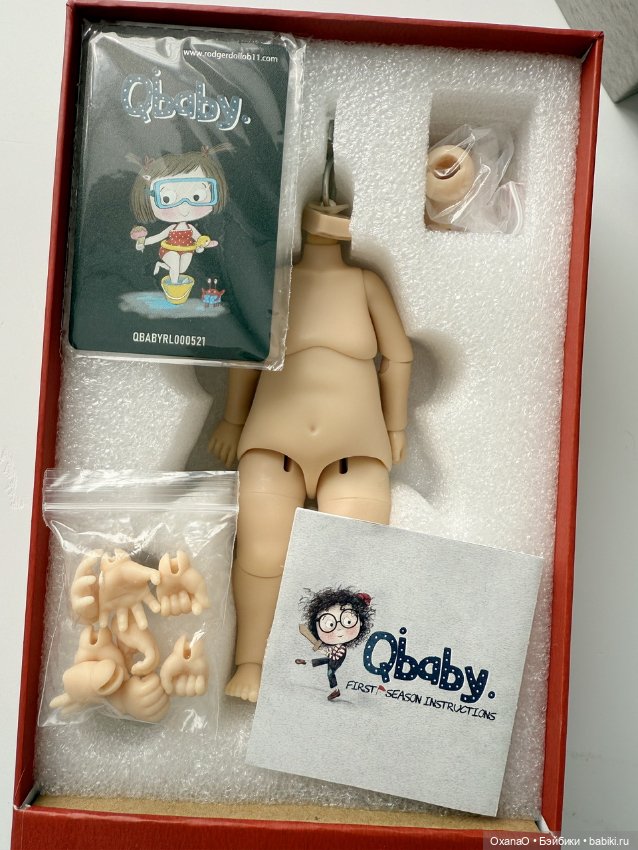 Bjd тело для Qbaby — Части кукол BJD (фото 5)