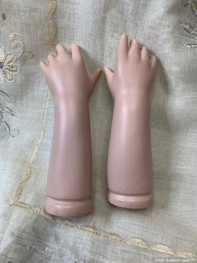 Ручки фарфоровые парные — Тела и головы для кукол (фото 3)