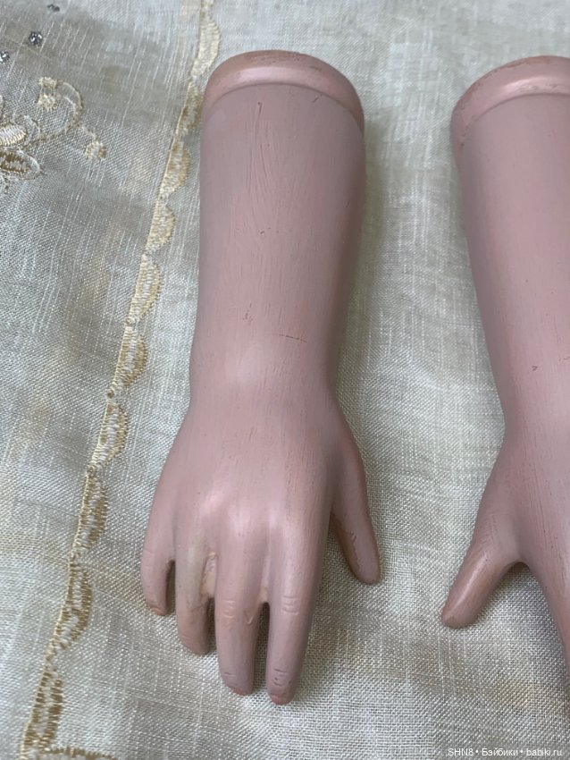 Ручки фарфоровые парные — Тела и головы для кукол (фото 5)