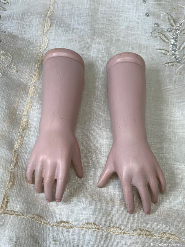 Ручки фарфоровые парные — Тела и головы для кукол (фото 4)