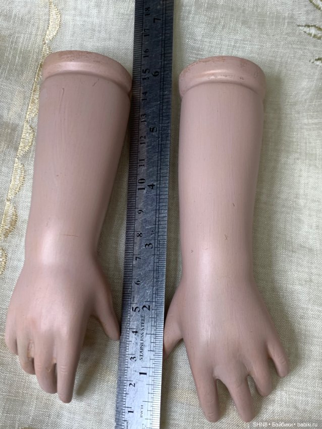 Ручки фарфоровые парные — Тела и головы для кукол (фото 7)