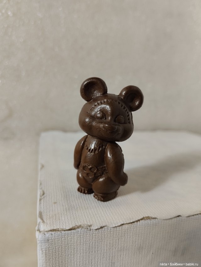Мишка олимпийский мини — Винтажные куклы и игрушки детства