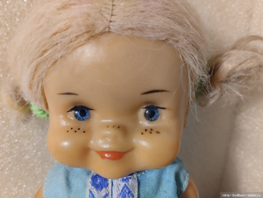 Кукла СССР Конопатая малышка в родном (фото 2)