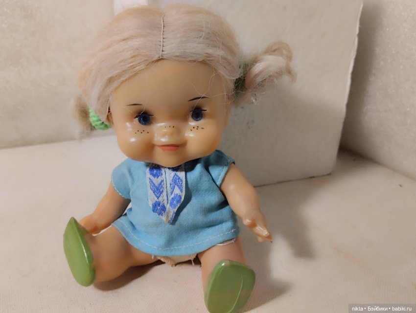 Кукла СССР Конопатая малышка в родном (фото 8)