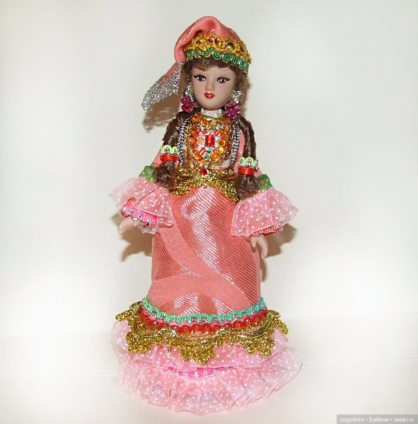 8 кукол в костюмах народов Поволжья - 21 см (ООАК) (фото 2)