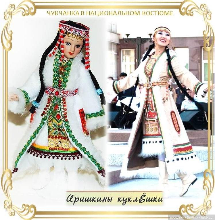 8 кукол в костюмах разных стран - 21 см (ООАК)