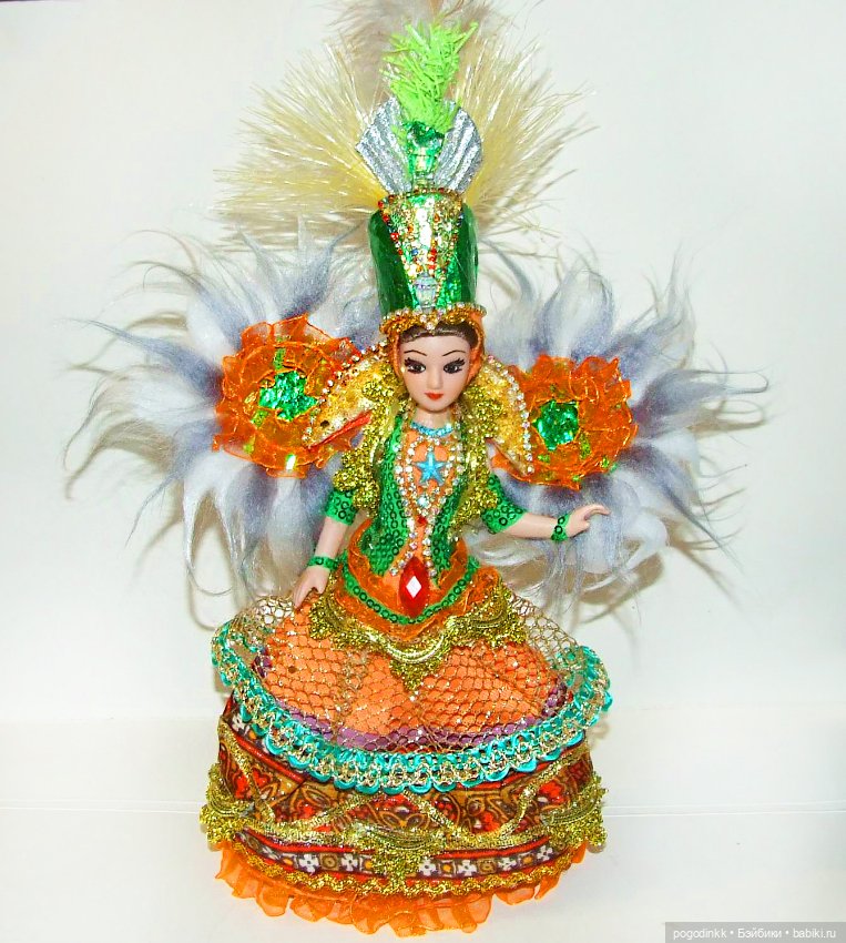 8 кукол в костюмах разных стран - 21 см (ООАК) (фото 3)