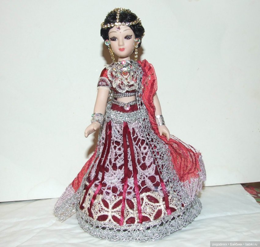 8 кукол в костюмах разных стран - 21 см (ООАК) (фото 4)