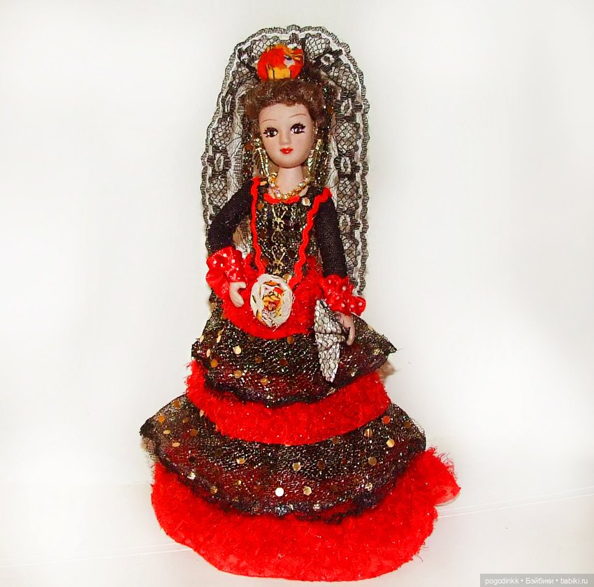 8 кукол в костюмах разных стран - 21 см (ООАК) (фото 2)