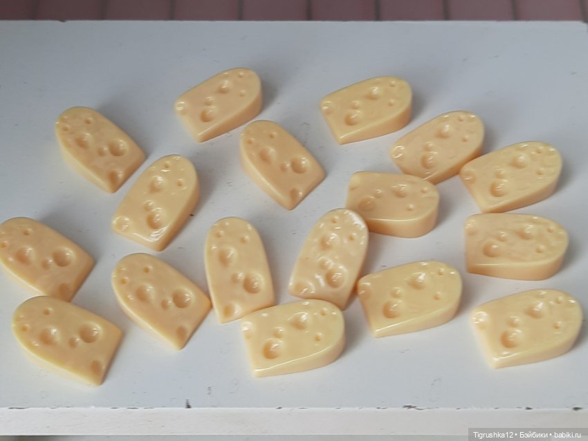Кусочки сыра — Миниатюра для кукол (фото 2)