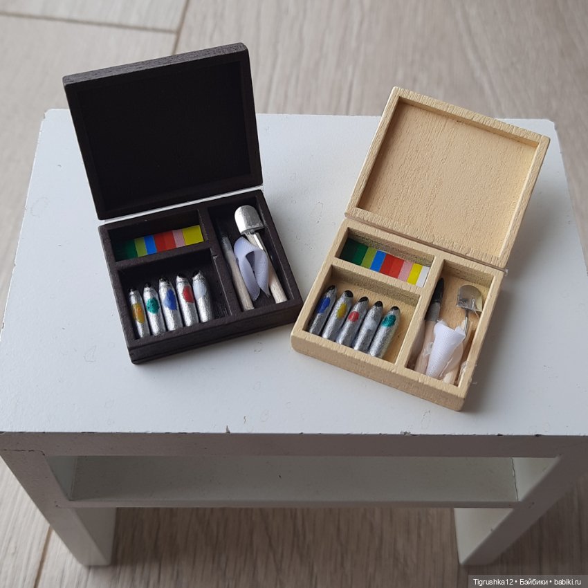 Набор художника — Миниатюра для кукол (фото 2)