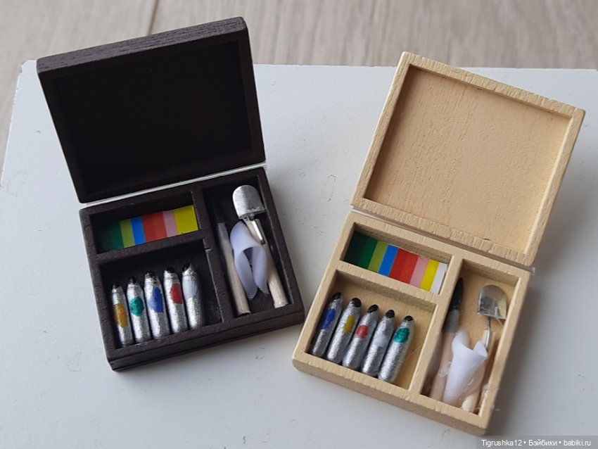 Набор художника — Миниатюра для кукол