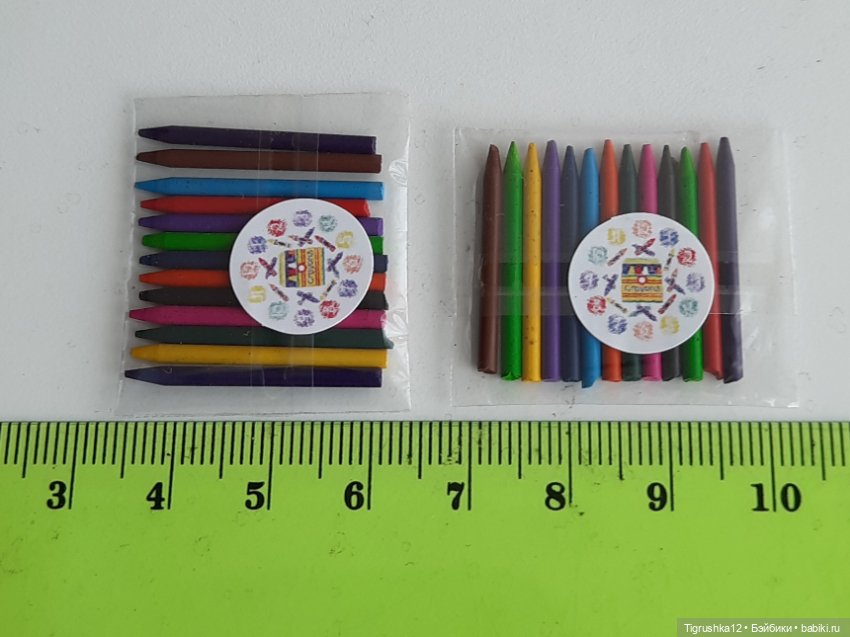Набор с карандашами — Миниатюра для кукол (фото 4)