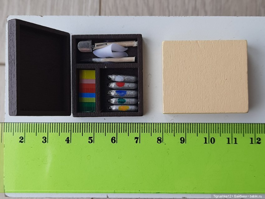 Набор художника — Миниатюра для кукол (фото 4)