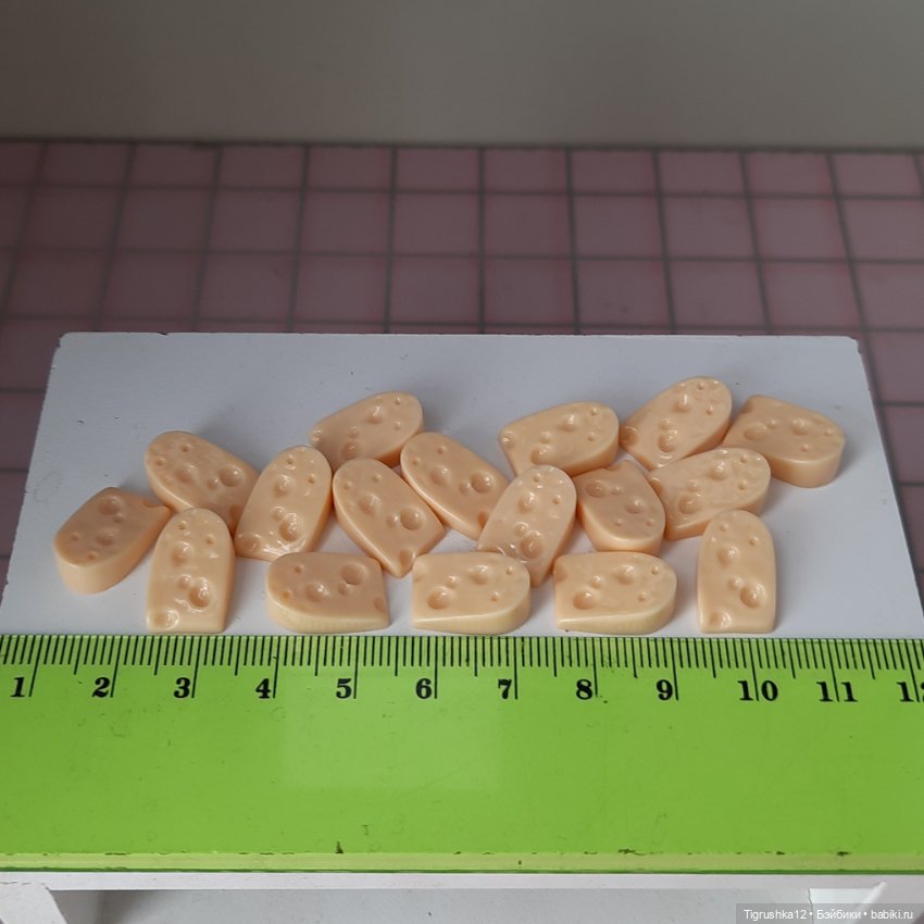 Кусочки сыра — Миниатюра для кукол (фото 3)