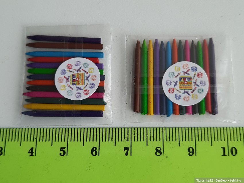 Набор с карандашами — Миниатюра для кукол (фото 5)