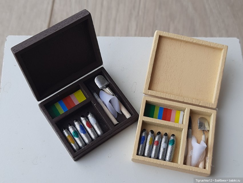 Набор художника — Миниатюра для кукол (фото 3)