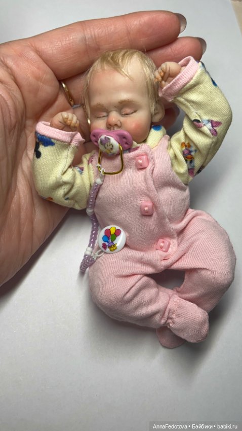 Спящая малышка Сонечка — Авторские куклы (фото 5)