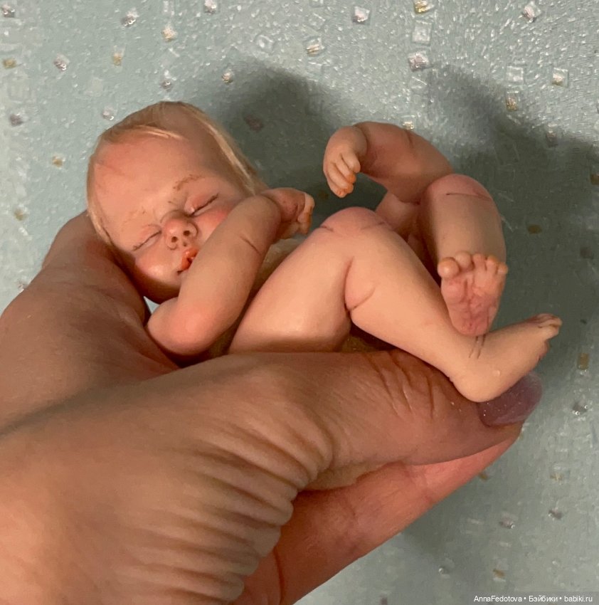 Спящая малышка Сонечка — Авторские куклы (фото 8)