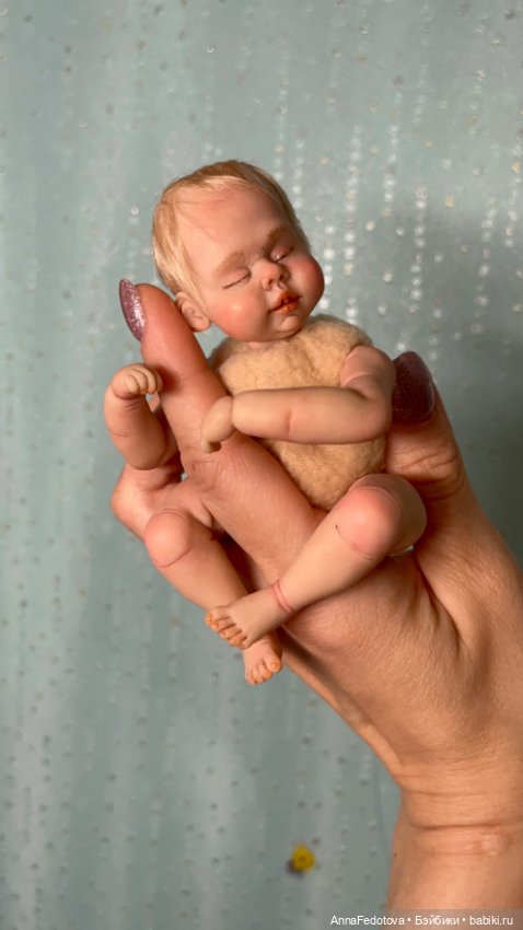 Спящая малышка Сонечка — Авторские куклы (фото 6)