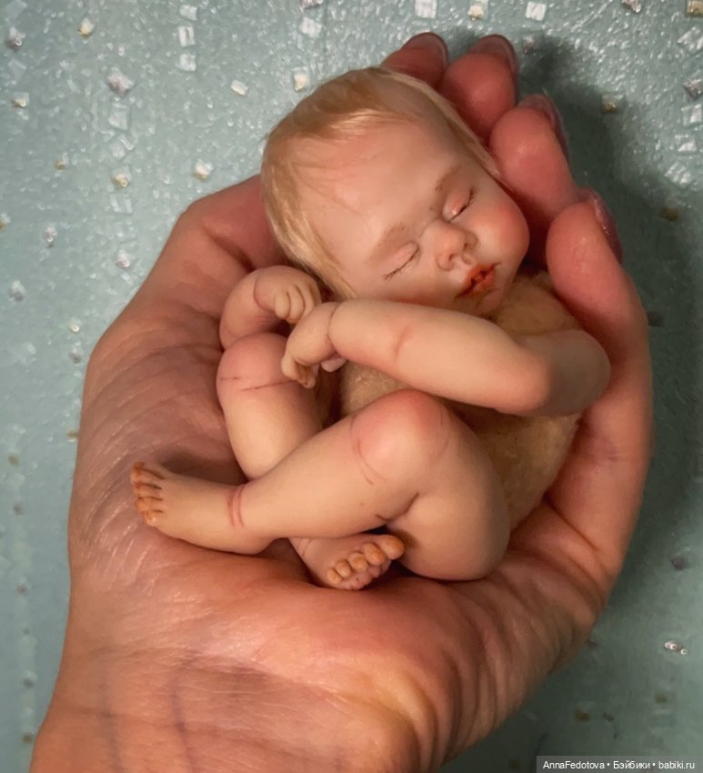 Спящая малышка Сонечка — Авторские куклы (фото 7)