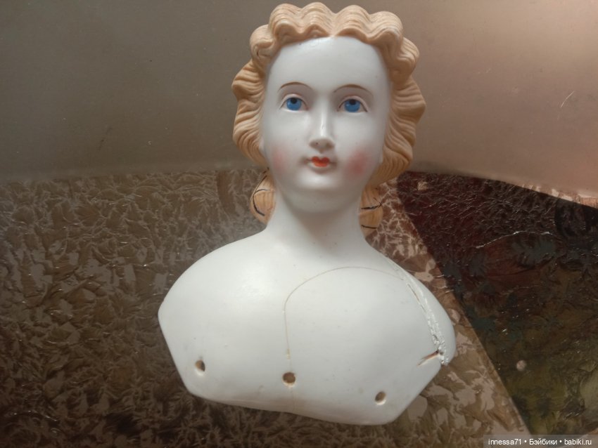 Антикварная дама-париан в стиле императрицы Евгении,реставрация
