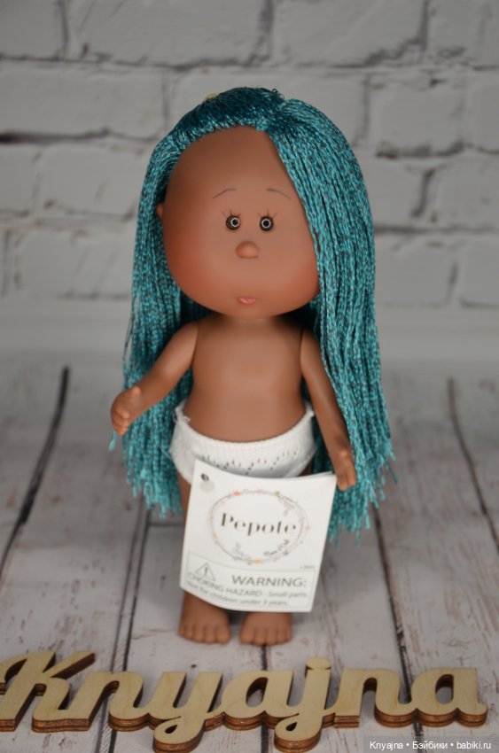 Мия мини от Nines d'Onil, бирюзовые косички (фото 2)