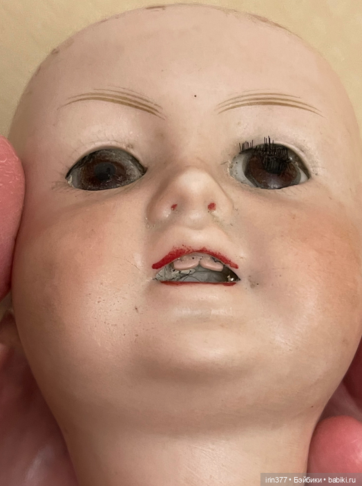 Антикварная голова OB — Антикварные куклы (фото 8)