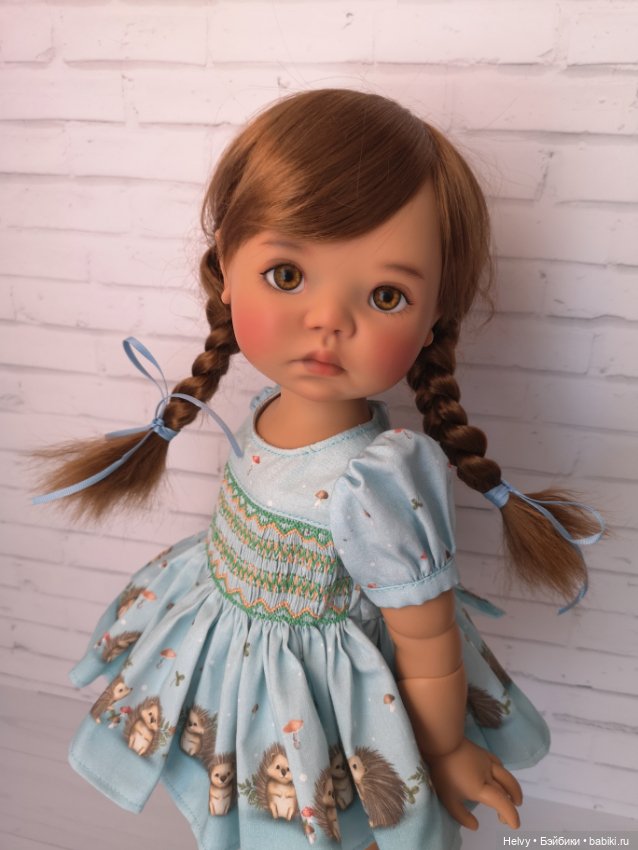 Платье с буфами для BB Meadowdolls