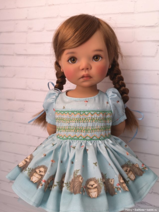 Платье с буфами для BB Meadowdolls (фото 7)