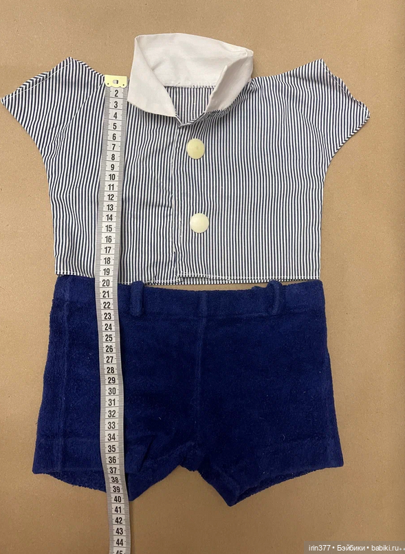 Костюм для антикварной, винтажной или любой другой куклы, медведя (фото 5)