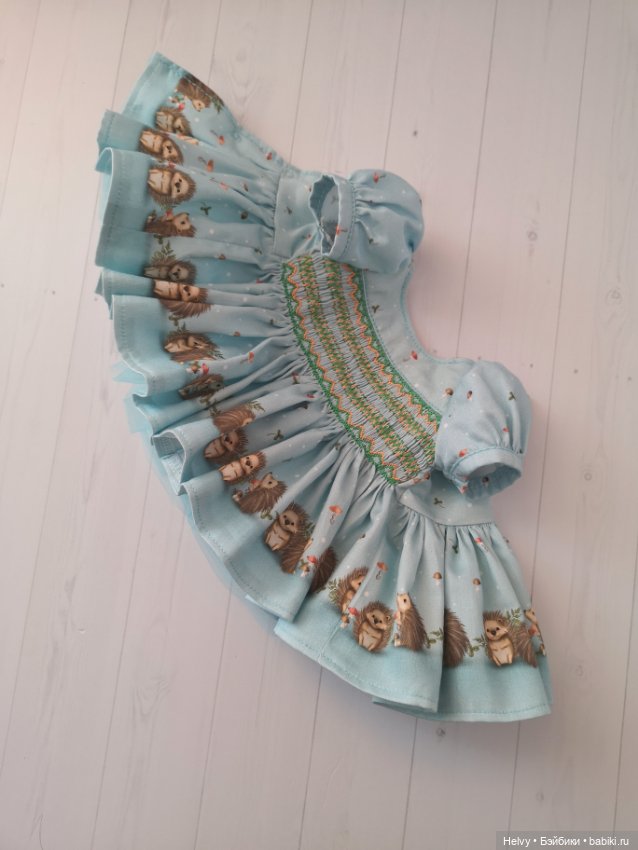 Платье с буфами для BB Meadowdolls (фото 3)