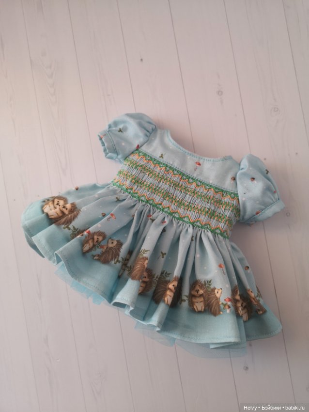 Платье с буфами для BB Meadowdolls (фото 4)