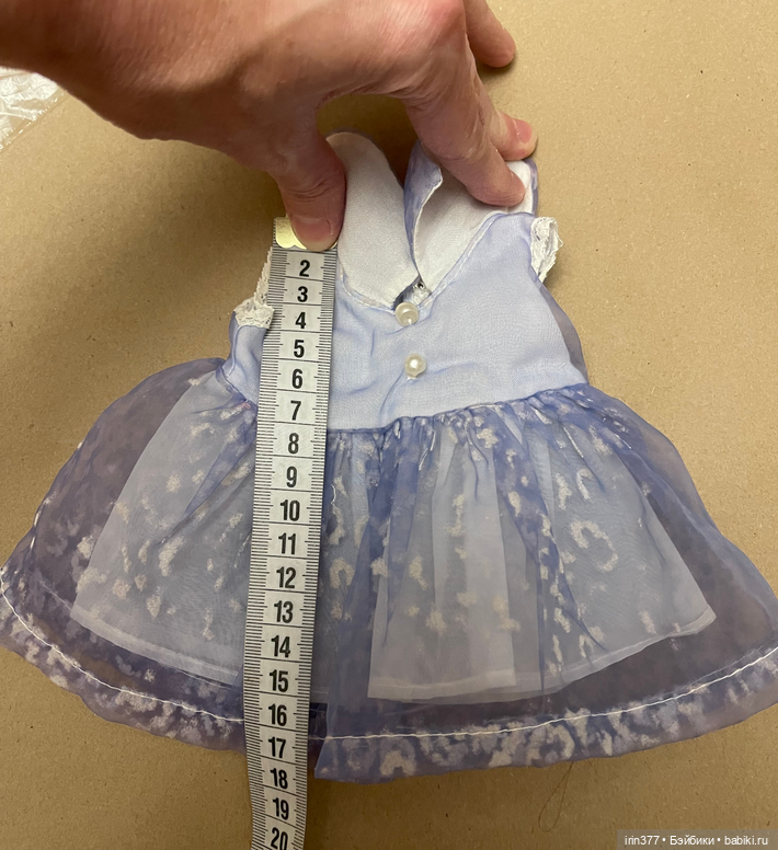 Платье для антикварной, винтажной или любой другой куклы (фото 6)