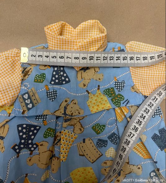Костюм хлопковый фабричный для куклы или мишки