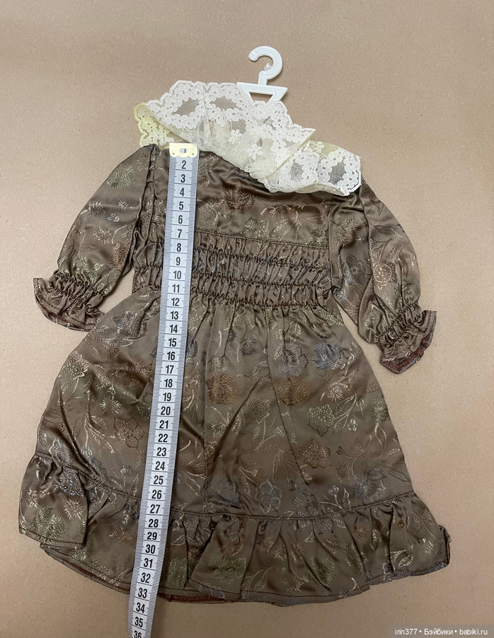 Платье для антикварной, винтажной или любой другой куклы (фото 8)
