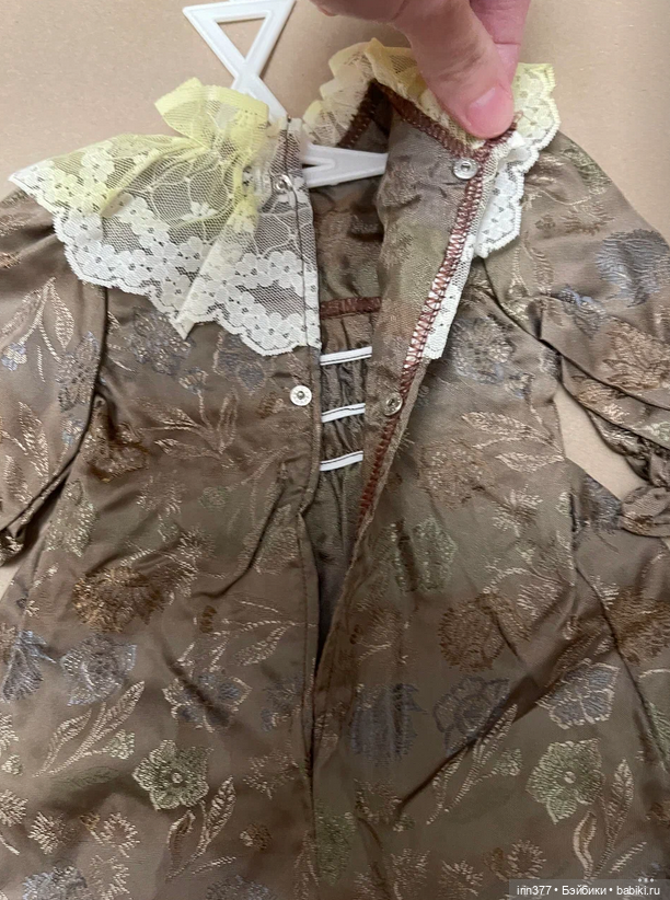 Платье для антикварной, винтажной или любой другой куклы (фото 3)