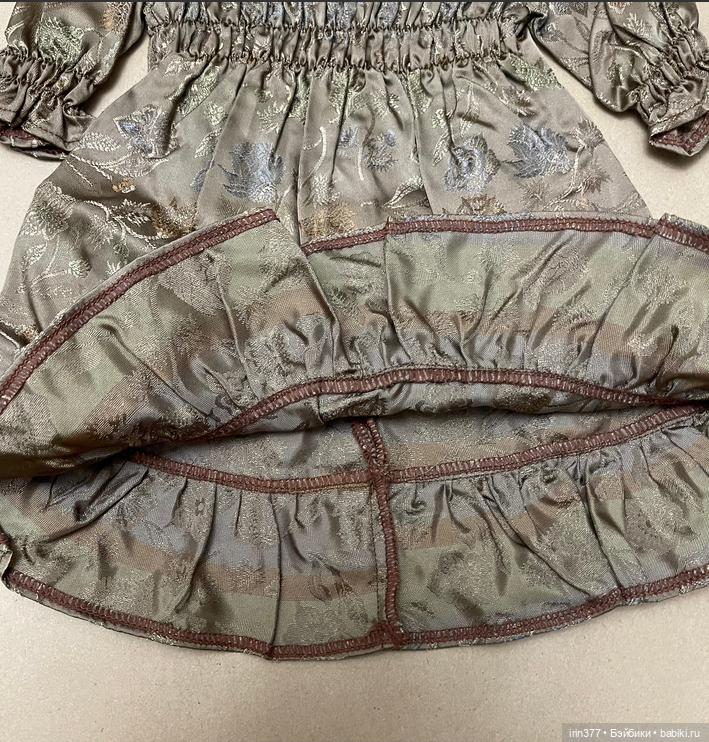 Платье для антикварной, винтажной или любой другой куклы (фото 7)