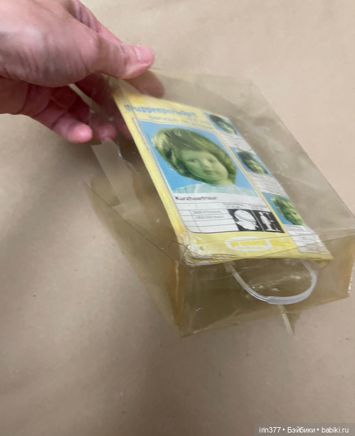 Парик для антикварной, винтажной или любой другой куклы в упаковке, с каталогом (фото 5)