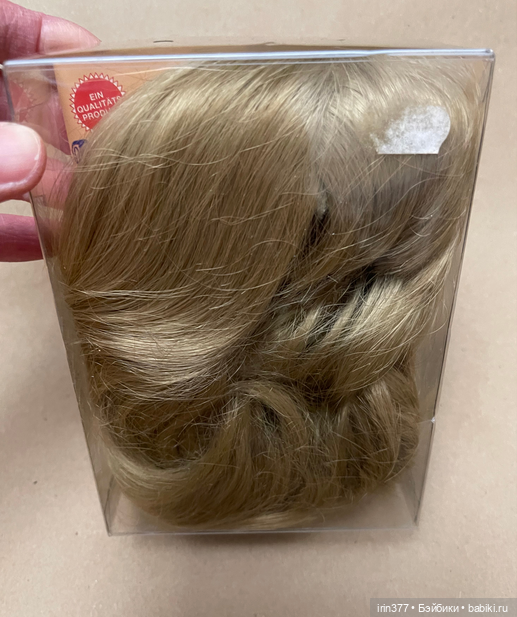 Парик для антикварной, винтажной или любой другой куклы в упаковке, с каталогом