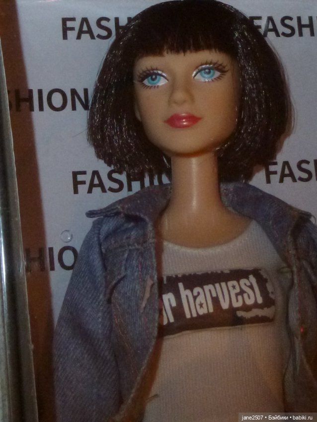 Шарнирная Defa Lucy брюнетка - Джинсовая коллекция - размер Барби - NRFB (фото 6)