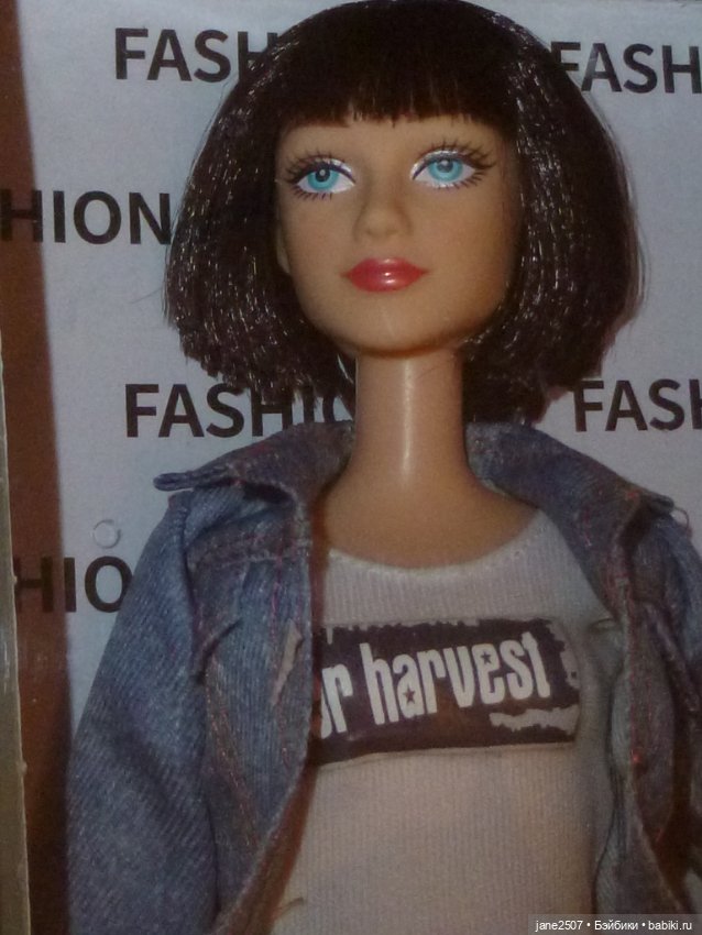 Шарнирная Defa Lucy брюнетка - Джинсовая коллекция - размер Барби - NRFB (фото 3)