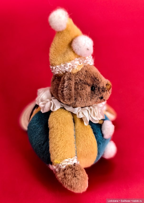 Мишка неваляшка Рональд от Ganz США миниатюра (фото 4)