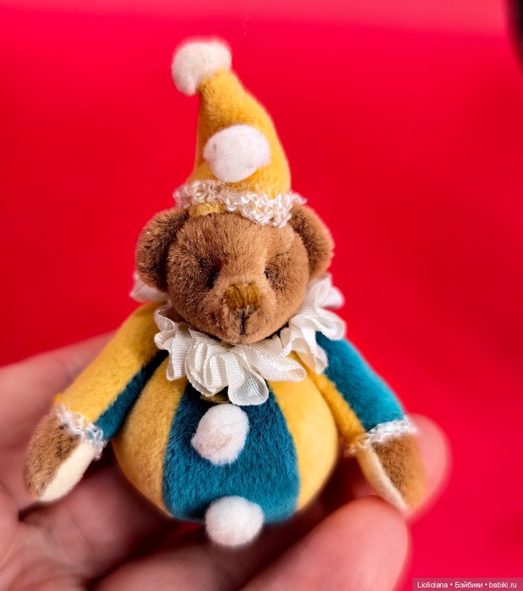 Мишка неваляшка Рональд от Ganz США миниатюра (фото 2)