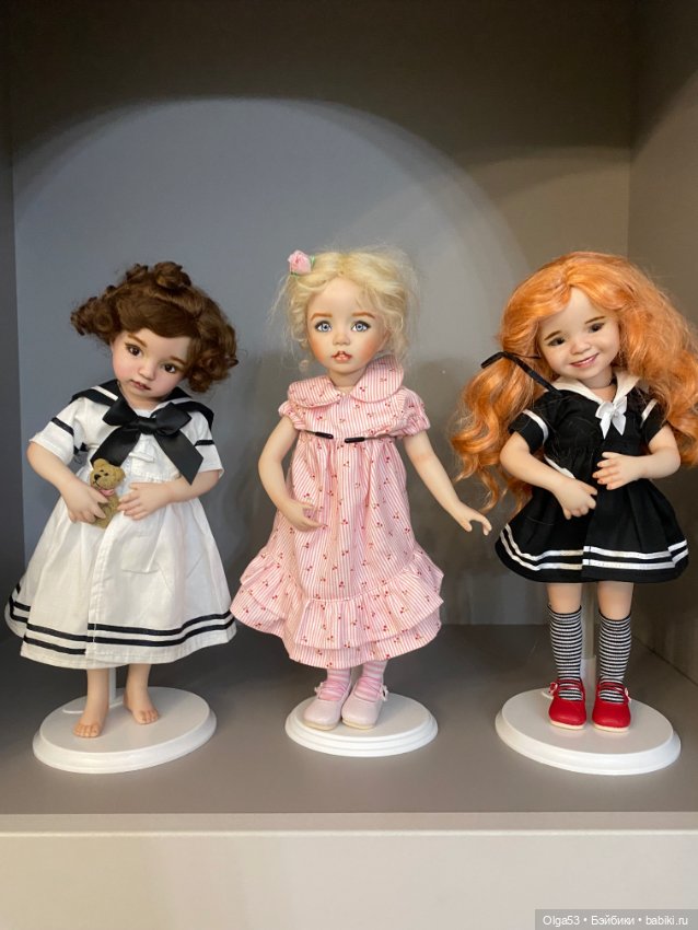 Фарфоровая куколка по молду D. Effner (фото 7)