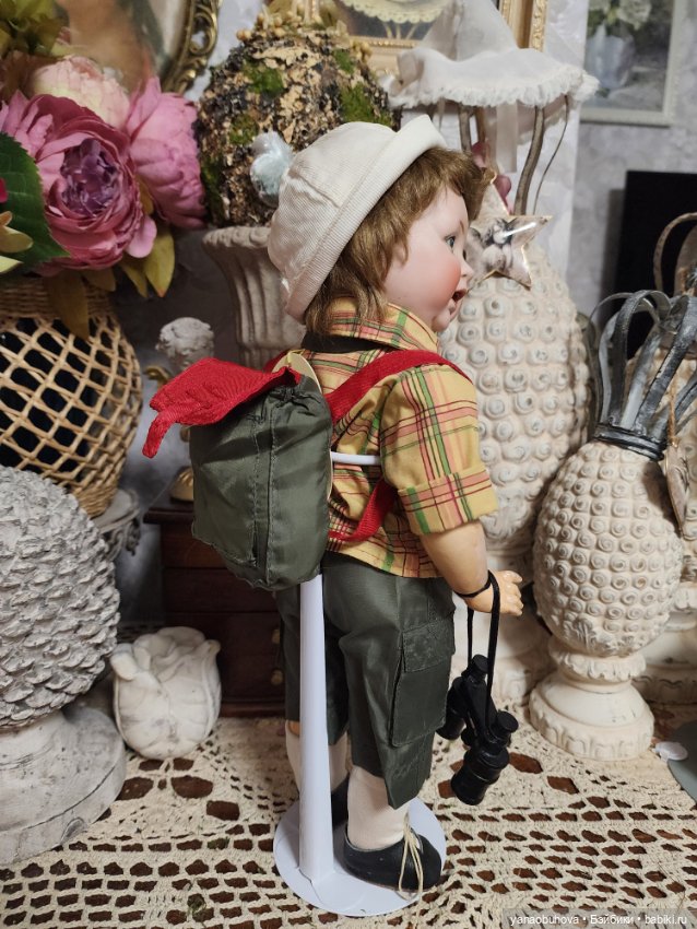 Антикварный мальчишка Кестнер Сэмми, молд 211 на полностью шарнирном теле, рост 35 см